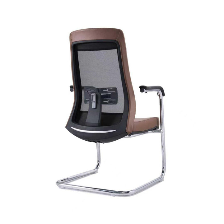 Axis Visitor Chair - Brown – livinart.pk