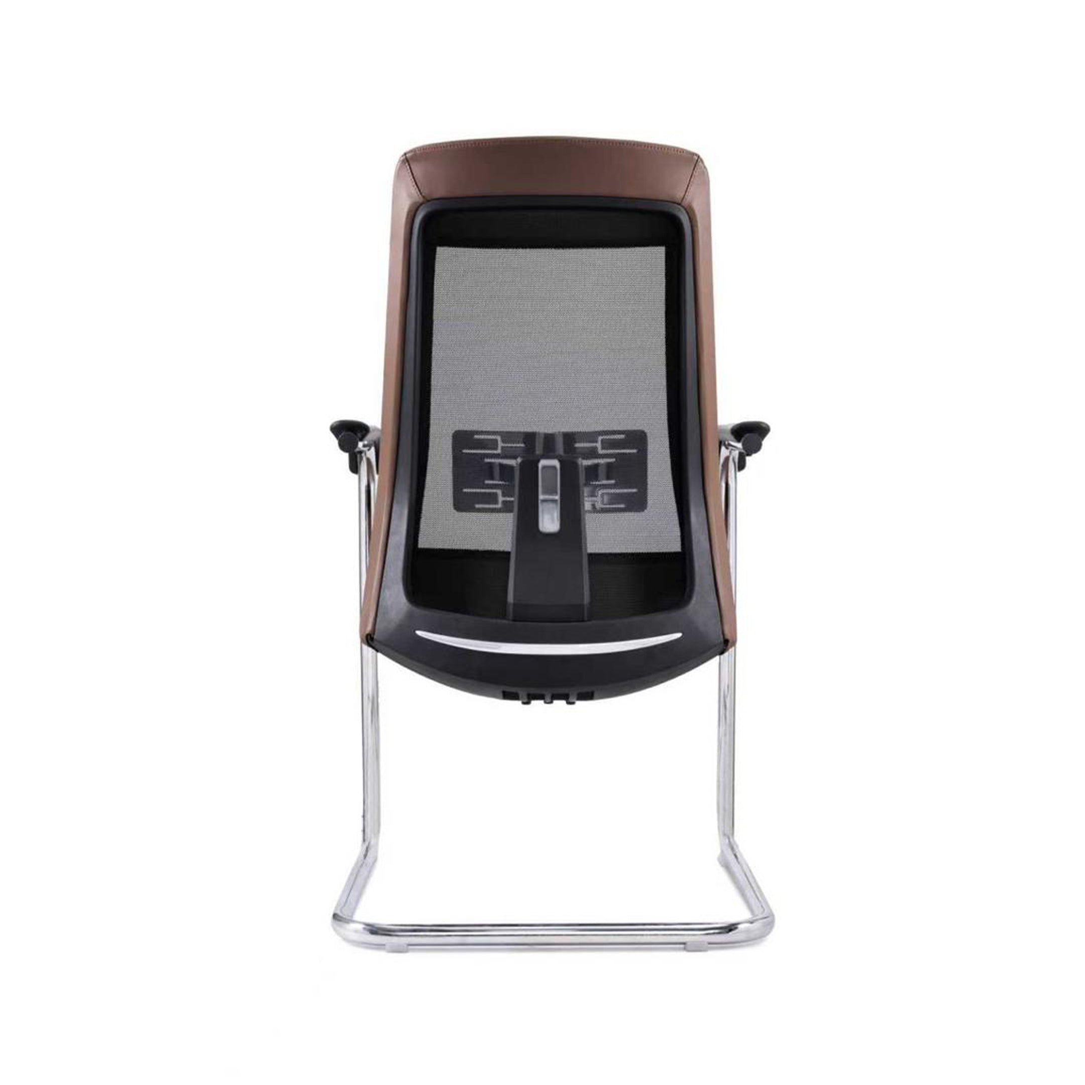 Axis Visitor Chair - Brown – livinart.pk