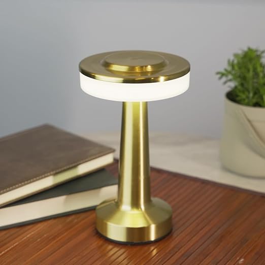 D-5 Gold Rechargeable touch Retro Lamp