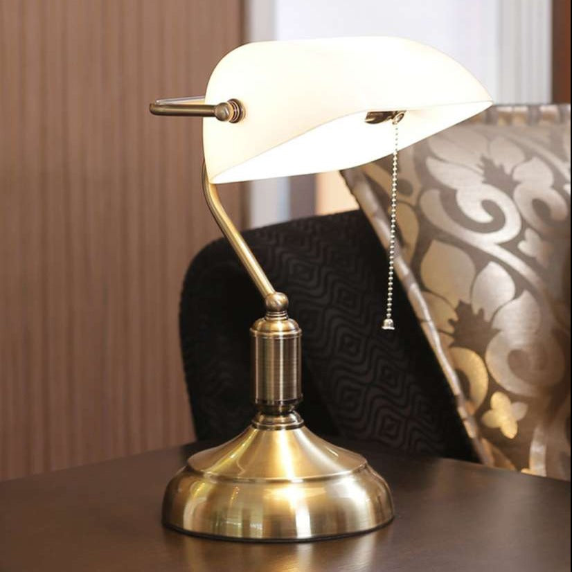 Banker Lamp (White)