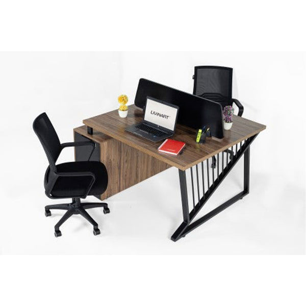 Bavel WorkStation Team for 2 Person, with Partition and with Side Storage
