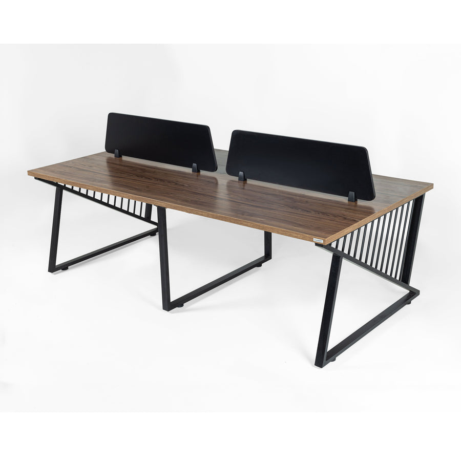 Bavel WorkStation Team for 4 Person, with 2 Partitions and  without Storage