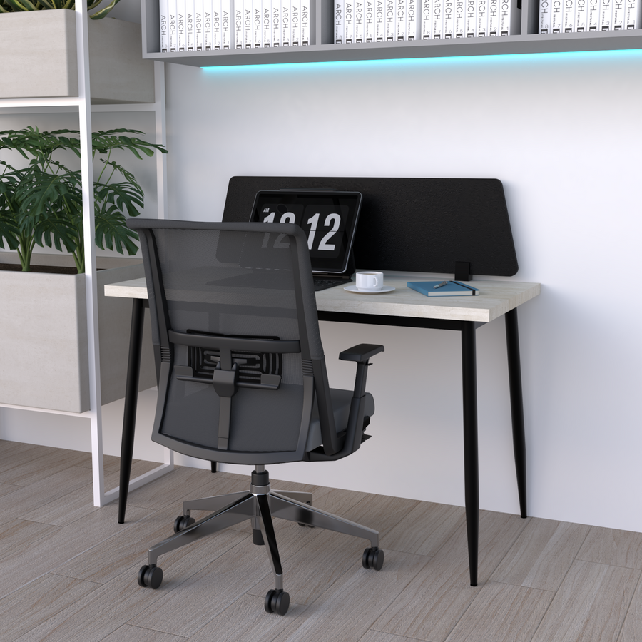 CREEK WORKSTATION LINEAR FOR 1 PERSON, WITH PARTITION AND WITHOUT STORAGE 2*4