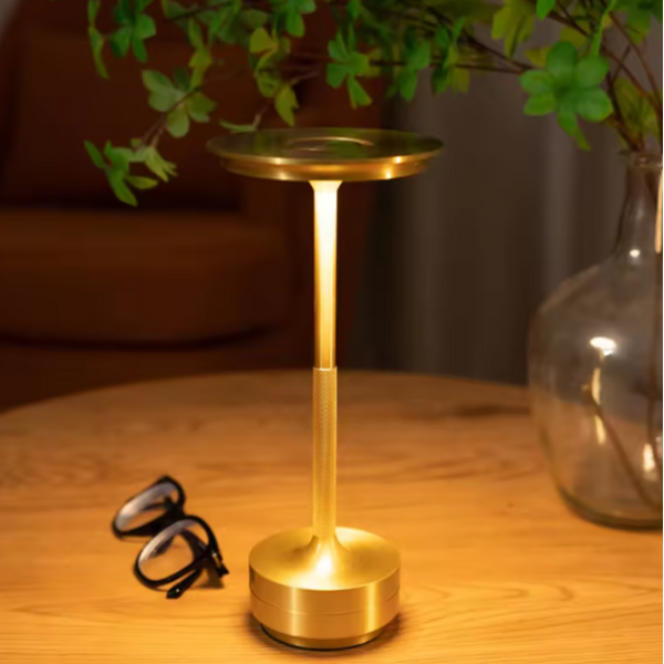 LED Rechargeable Touch Metal Lamp