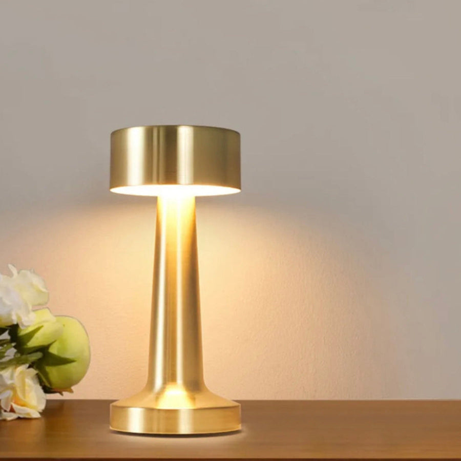 D-1 Gold Rechargeable touch Retro Lamp