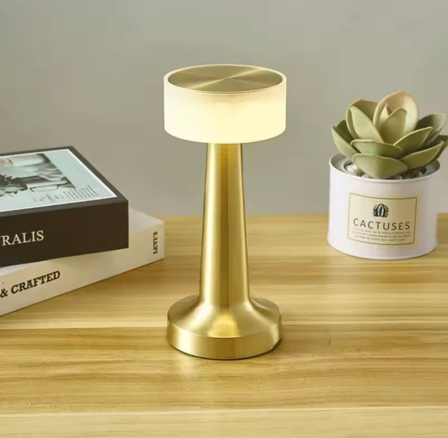 D-4 Gold Rechargeable touch Retro Lamp