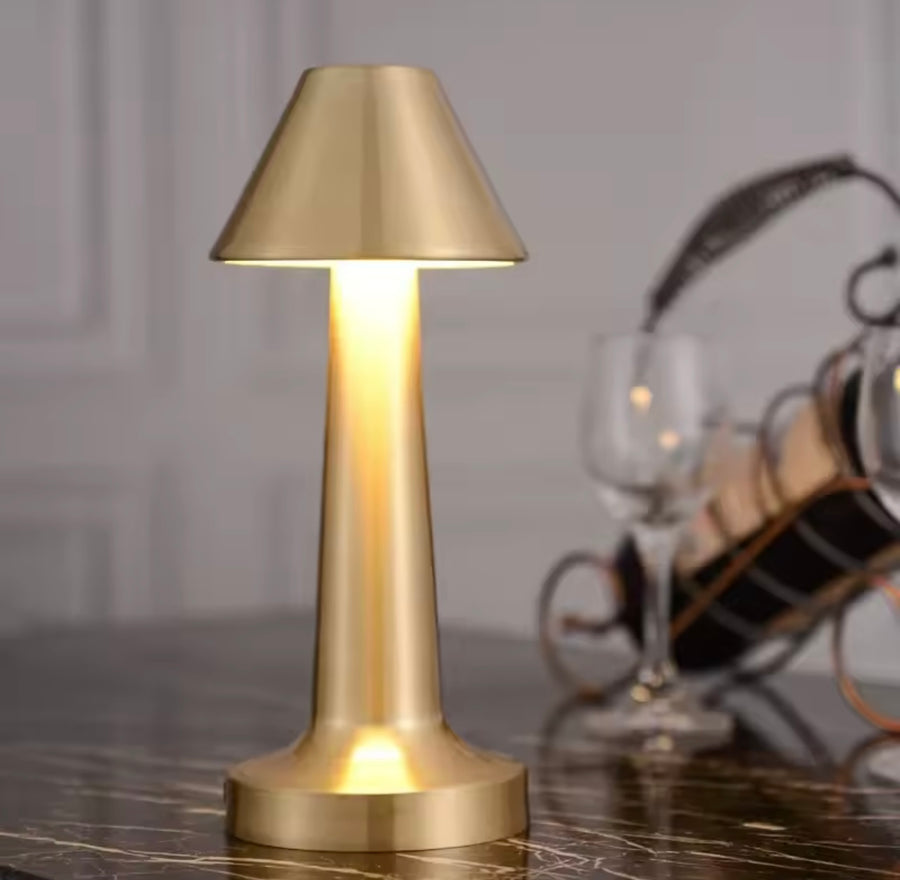 D-3 Gold Rechargeable touch Retro Lamp