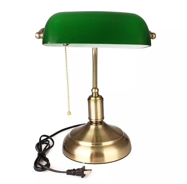 Banker Lamp (Green)