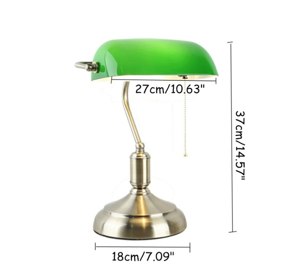 Banker Lamp (Green)