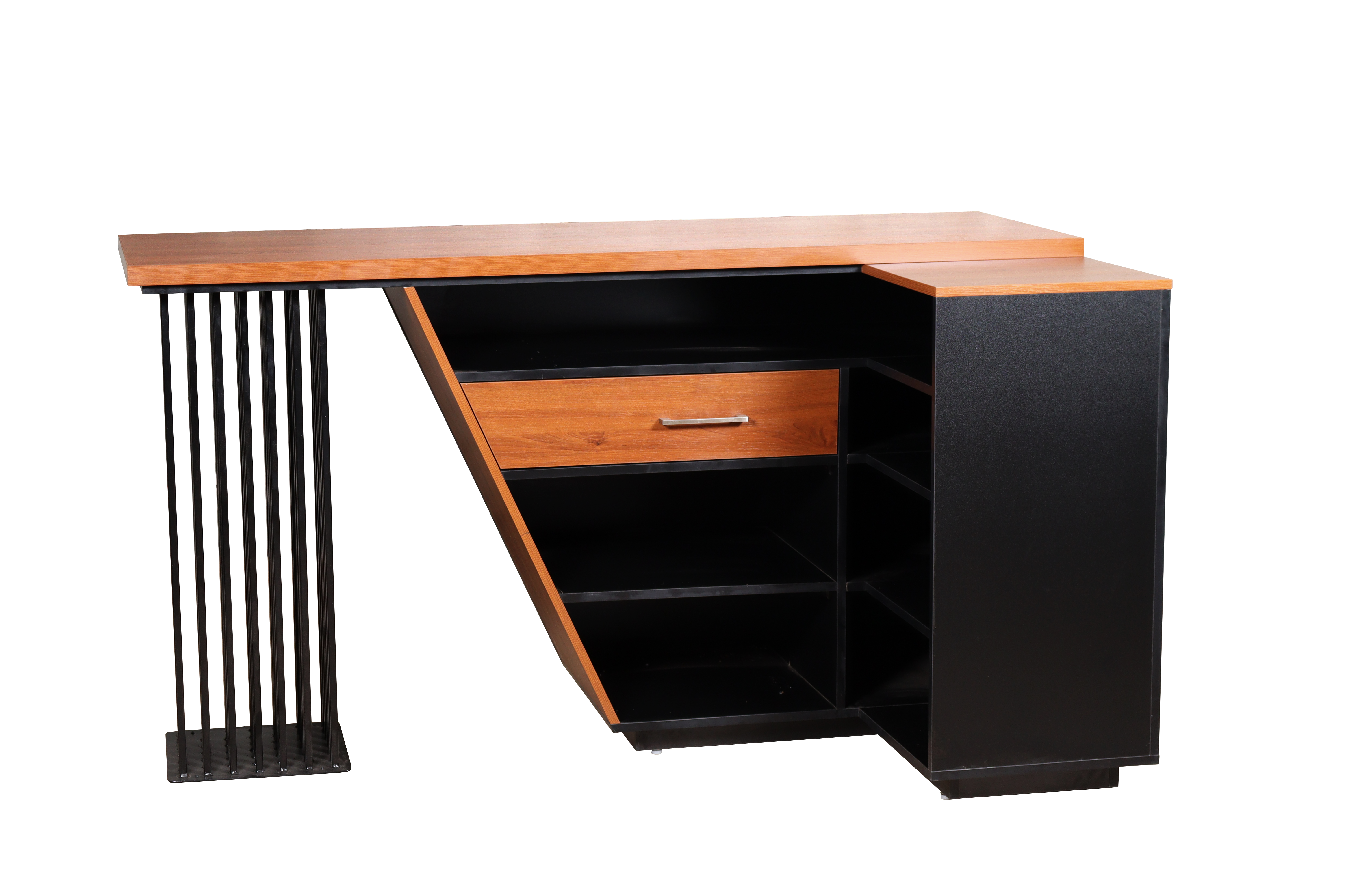 Metal Frame Reception Desk – livinart.pk